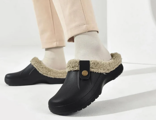 Elegant Step - Sabot Sanitari Antiscivolo - foderati con morbido pelo -  in 5 colori